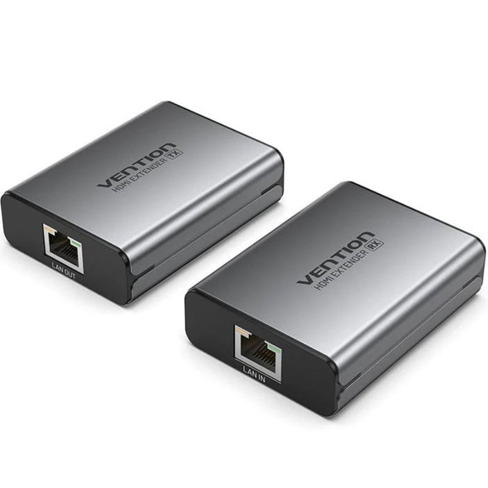 Vention Adaptador Transmisor de Vídeo Alámbrico HDMI/RJ45 a HDMI/RJ45 AKGH0-EU Vention Adaptador Transmisor de Vídeo Alámbrico HDMI/RJ45 a HDMI/RJ45 AKGH0-EU